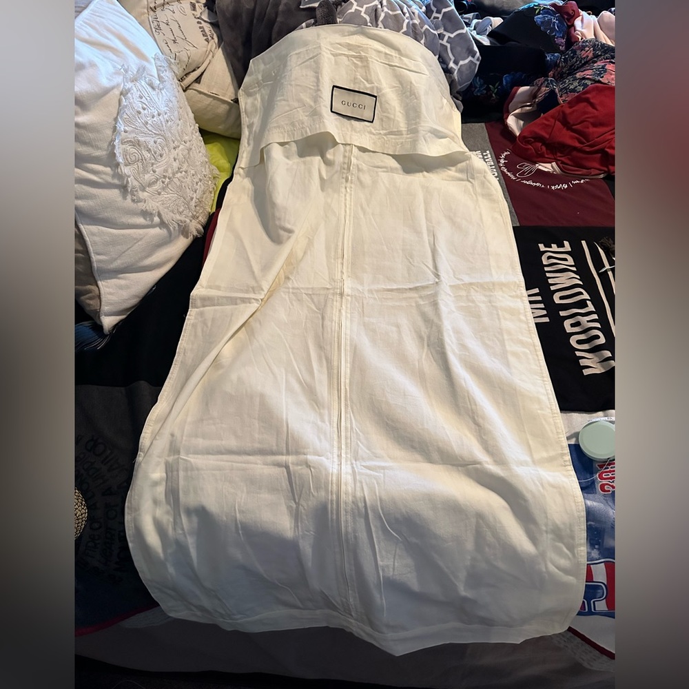 Authentic Gucci garment dustbag cover